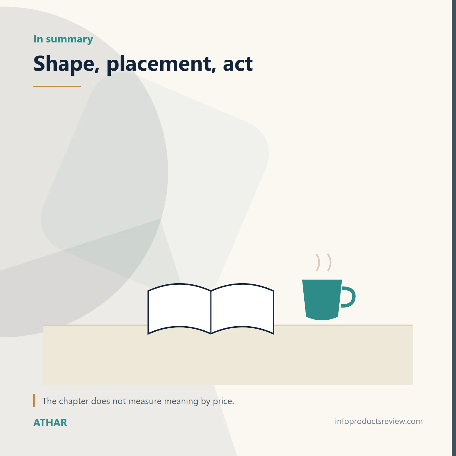 Quiet drawing of a book and a cup suggesting reflection