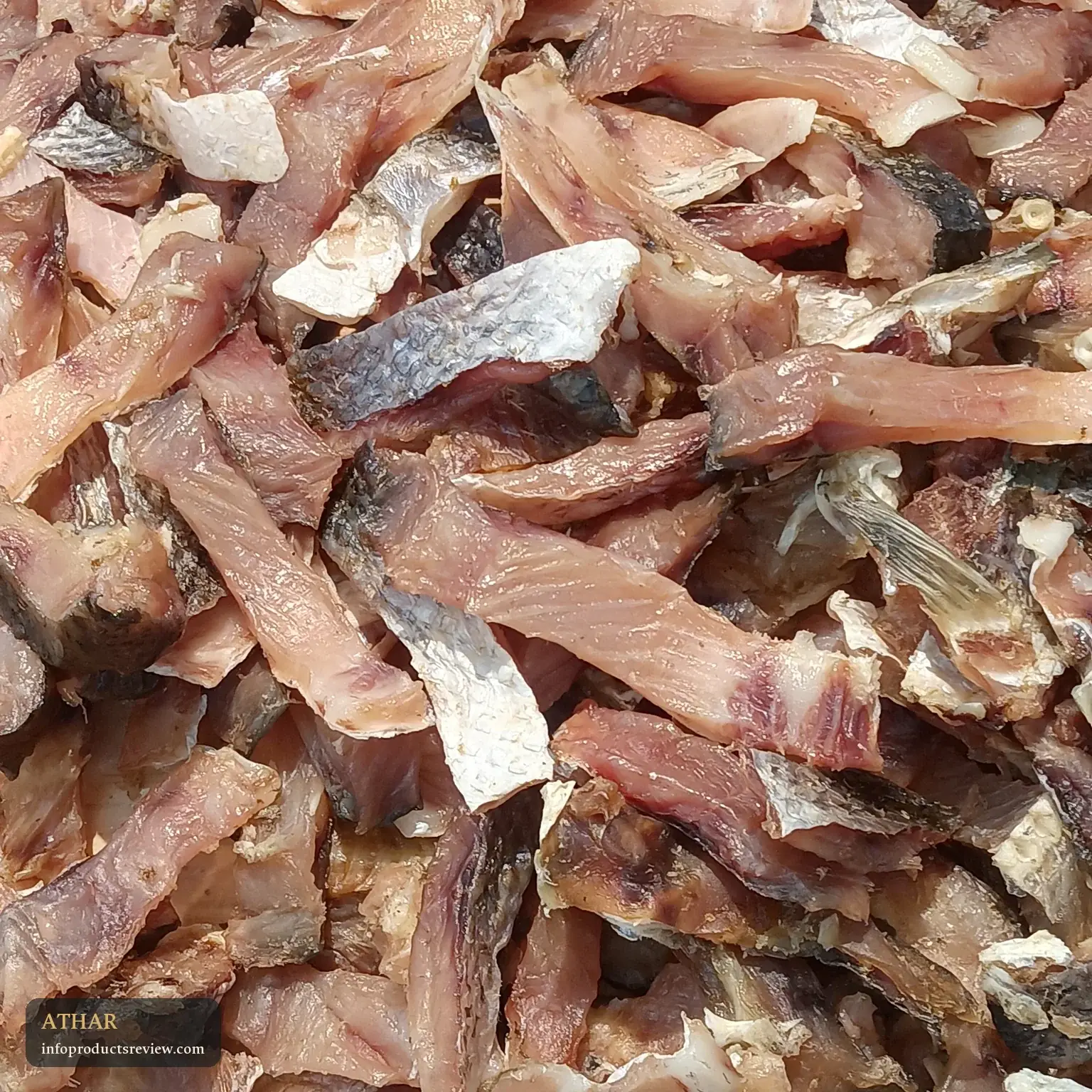قطع سمك رنجة مجفّف ومملّح