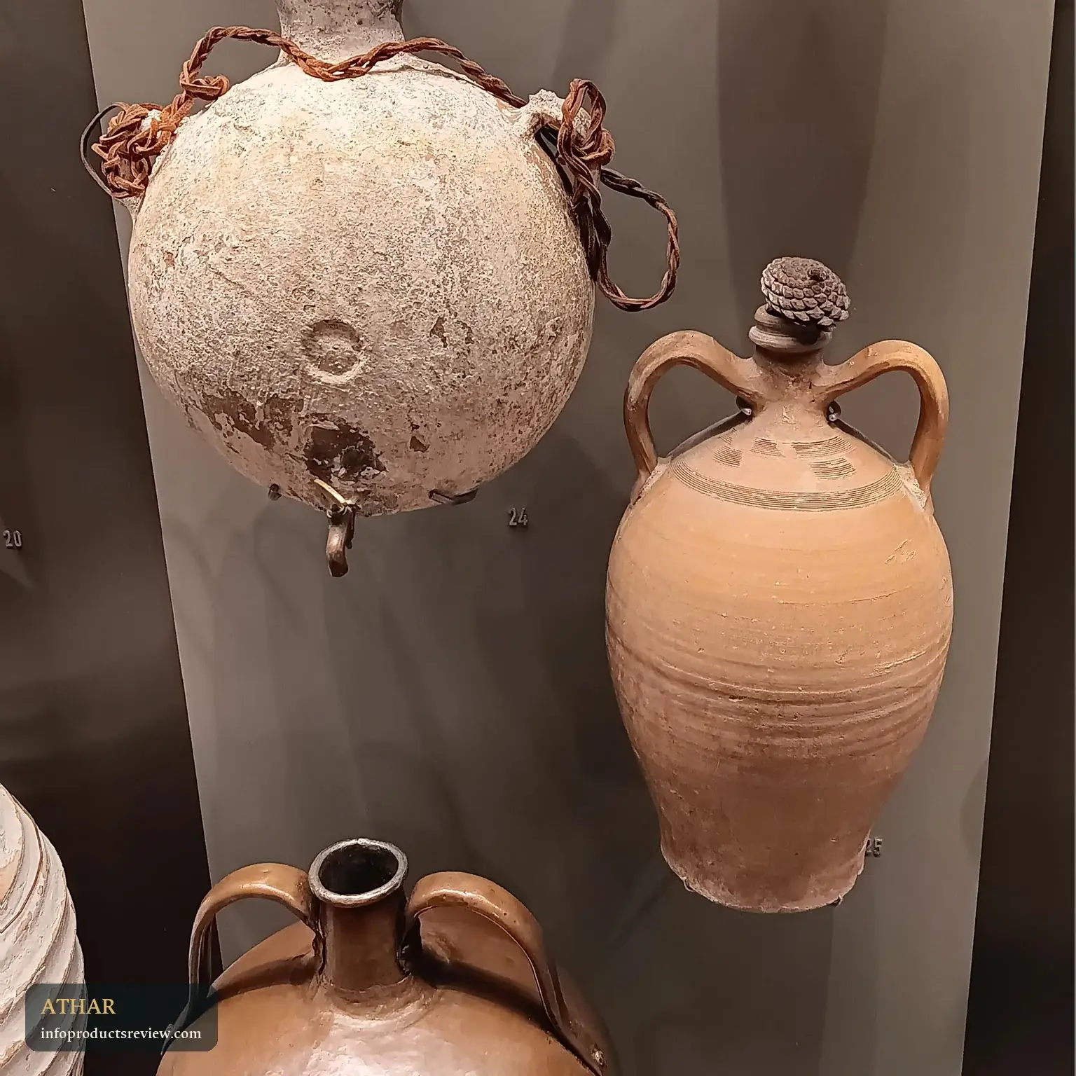 Old clay jars used for holding water