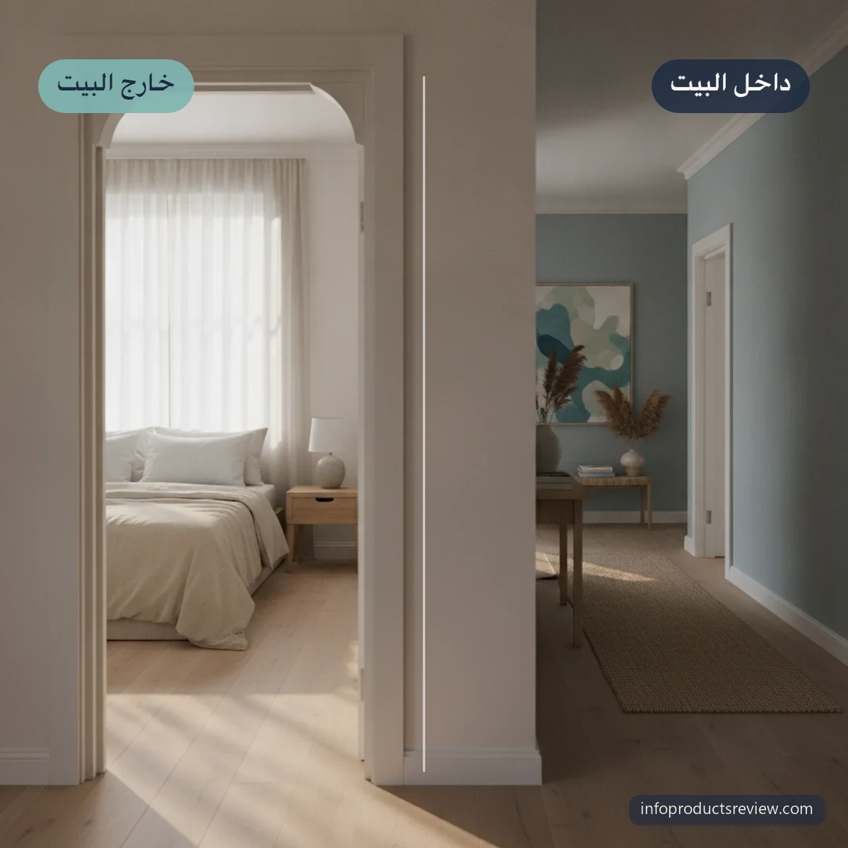 مشهد داخلي هادئ يظهر فيه المكان الذي جرت فيه الرؤيا
