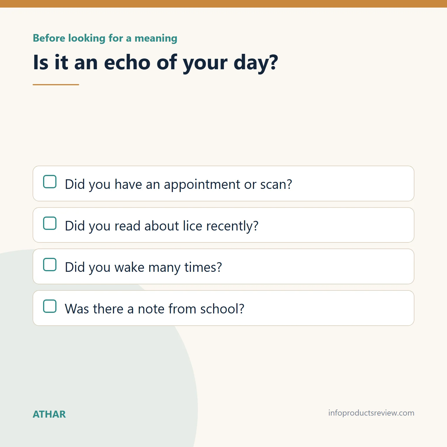 Dreaming About Lice During Pregnancy: What the Dream May Mean 14 Checklist for a pregnant reader to tell whether the dream echoes her day