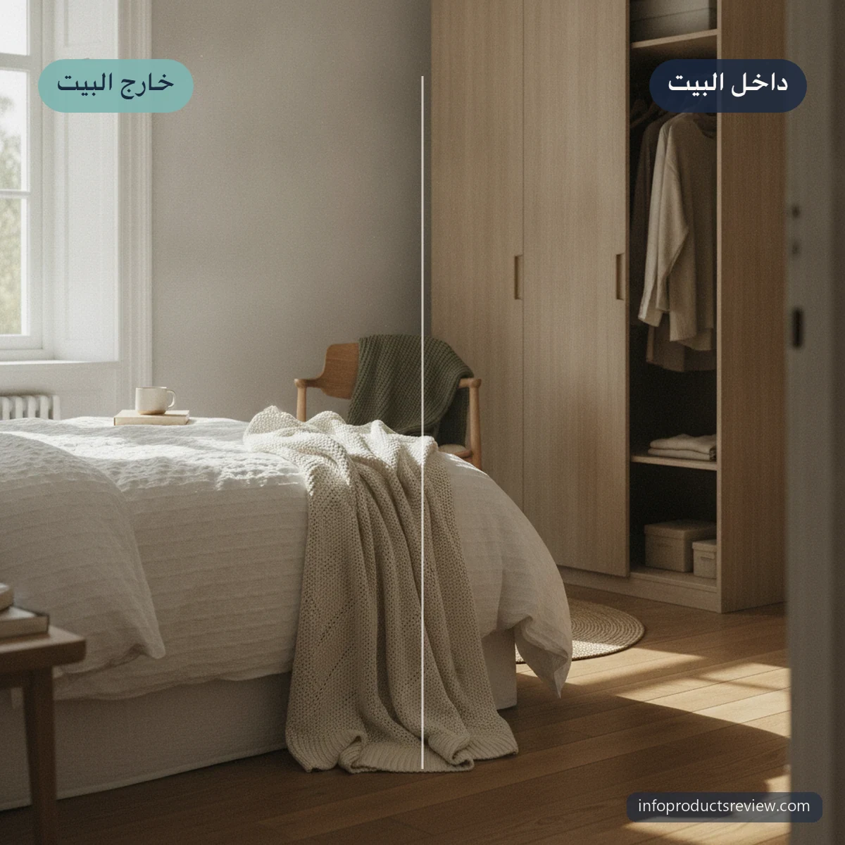 مشهد داخلي هادئ يظهر فيه المكان الذي جرت فيه الرؤيا