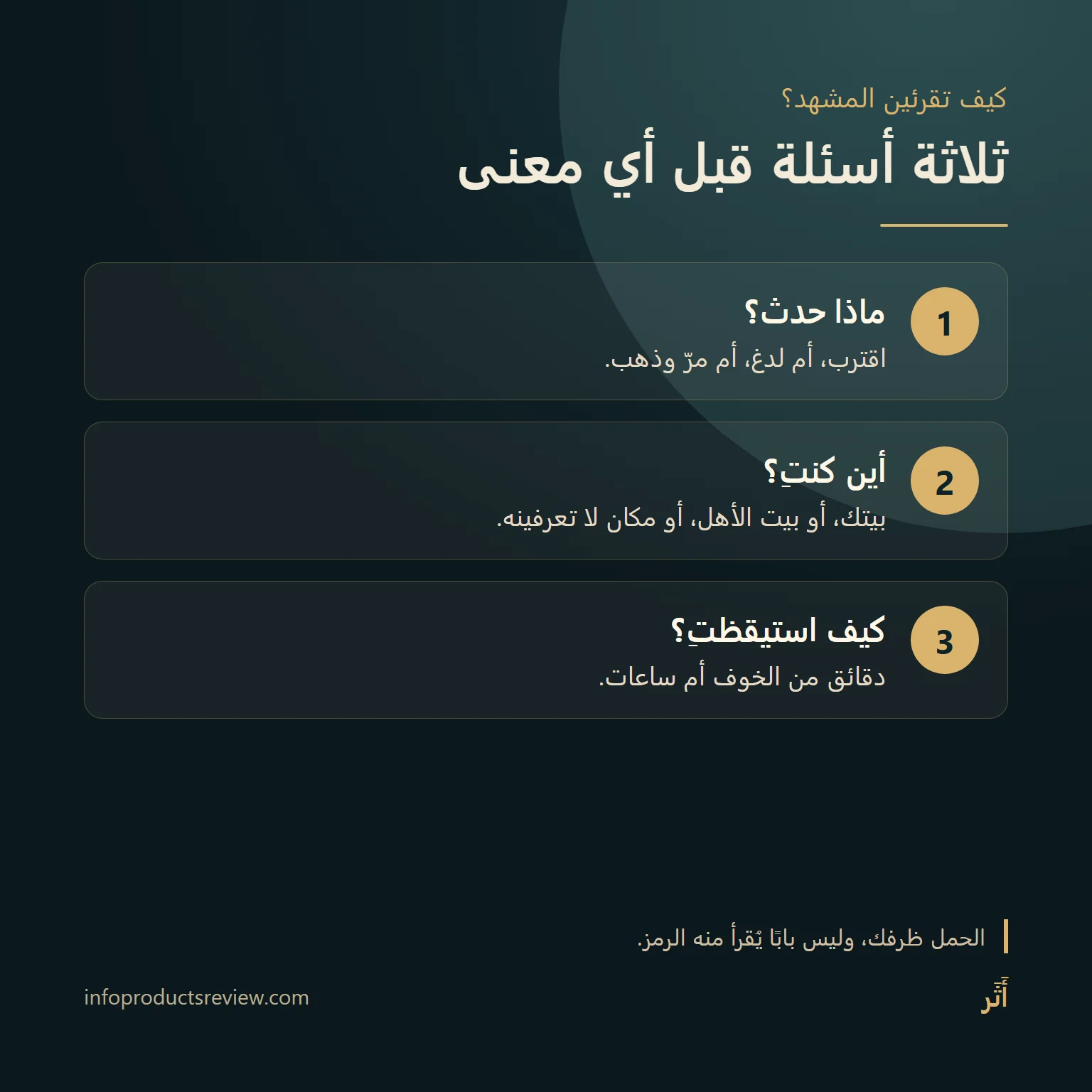 تفسير حلم العقرب للحامل: معنى الرؤيا بعيدًا عن القلق 5 مخطط من ثلاثة أسئلة لقراءة حلم العقرب في الحمل