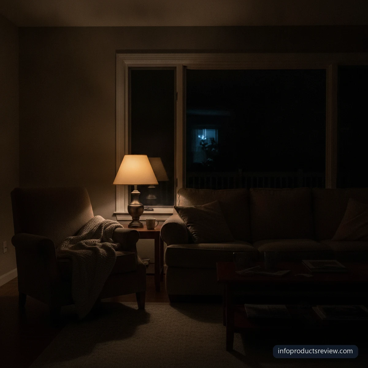 Black Snake Dream Meaning for a Married Woman: A Clear, Grounded Reading 15 An empty family sitting room late at night with a single lamp lit